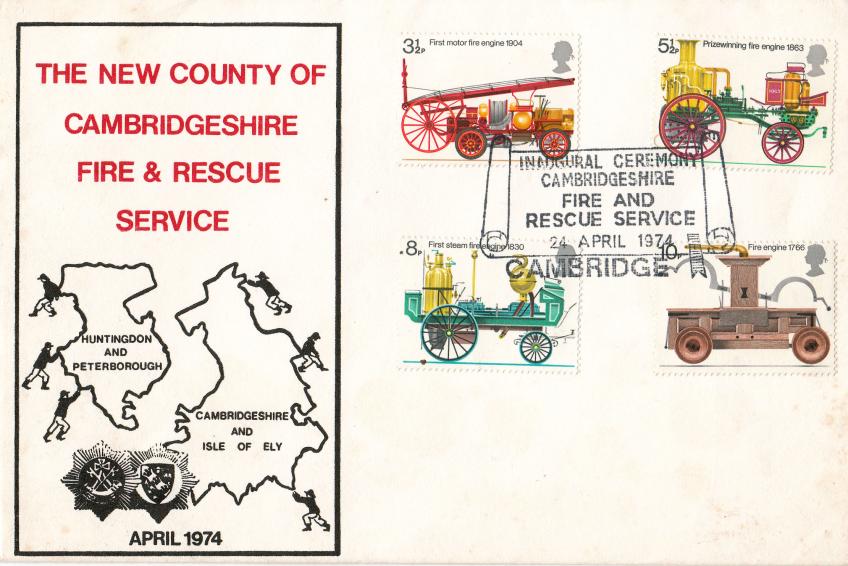 1974 (04) Fire Services - Cambridge County Council Official