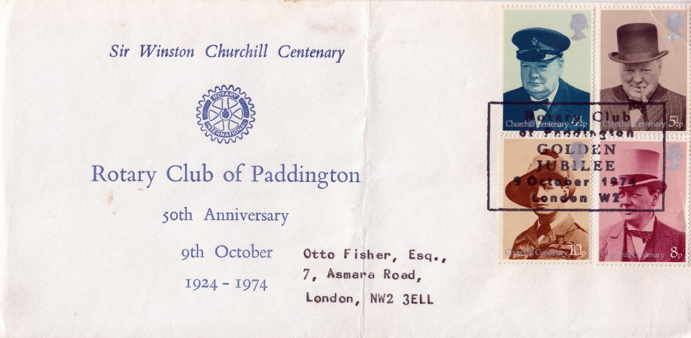 1974 (10) Churchill - Rotary Club of Paddington Official