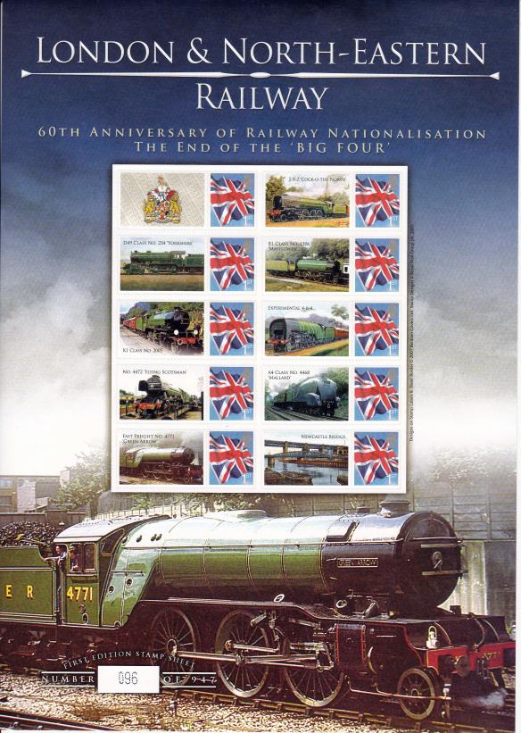 BC-113 - 60th Anniversary of the Nationalisation of the LNER Railway