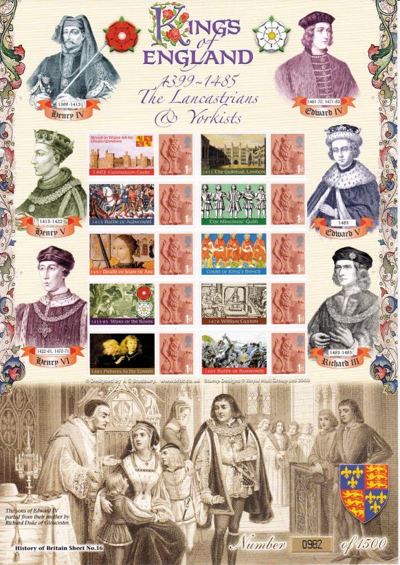 BC-132 - Kings & Queens of England (1399-1485)