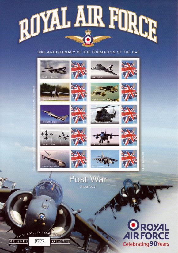 BC-158 - 90th Anniversary of The RAF (Post War)