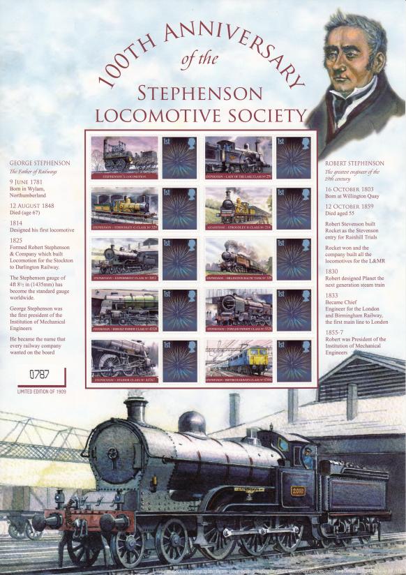 BC-205 - 100th Anniversary of the Stephenson Locomotive Society