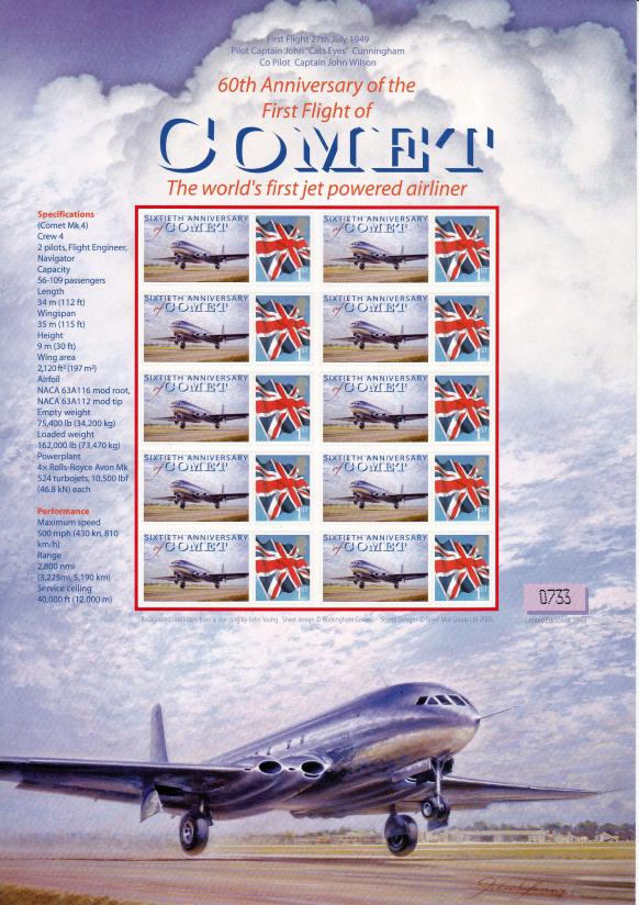 BC-206 - 60th Anniversary of the First Flight of the Comet