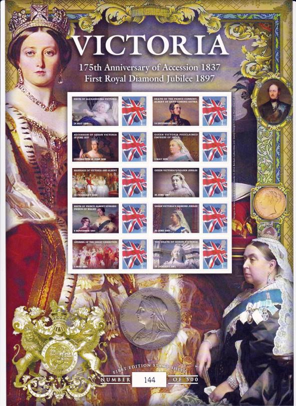 BC-385 - Queen Victoria - 175th Anniversary of her Accession