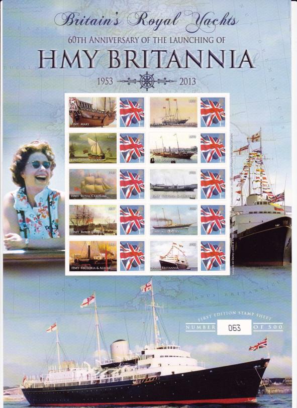 BC-402 - HMY Britannia - 60th Anniversary of her Launch