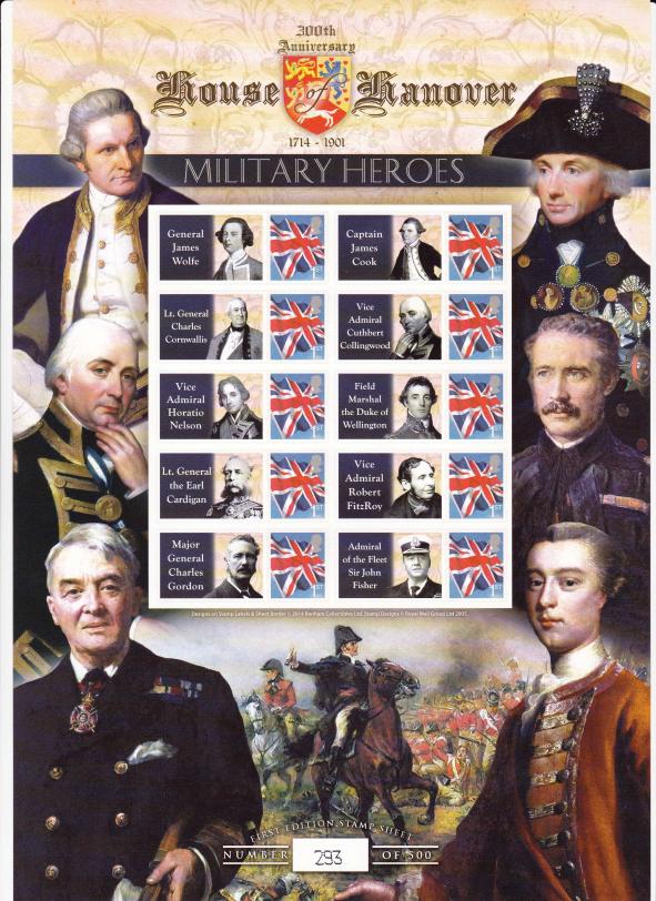 BC-433 - 200th Anniversary of the House of Hanover - Military Heroes