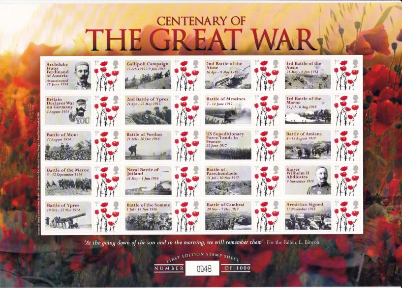 BC-436 - Centenary of The Great War