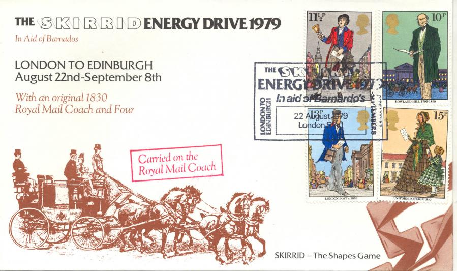 1979 (08) Rowland Hill (Stamps) - Skirrid Energy Official (Carried)