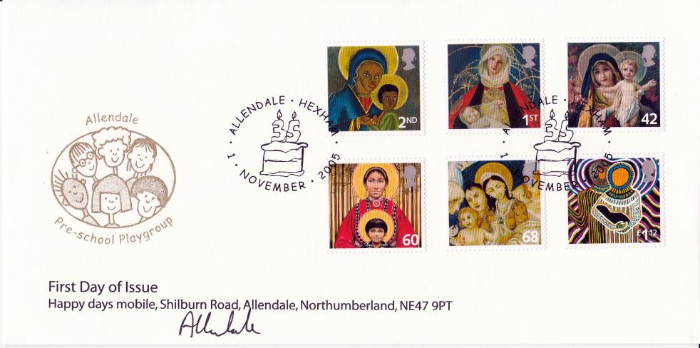 2005 (11) Christmas (Stamps) - Thomas Beaumont Allendale Pre-School Official