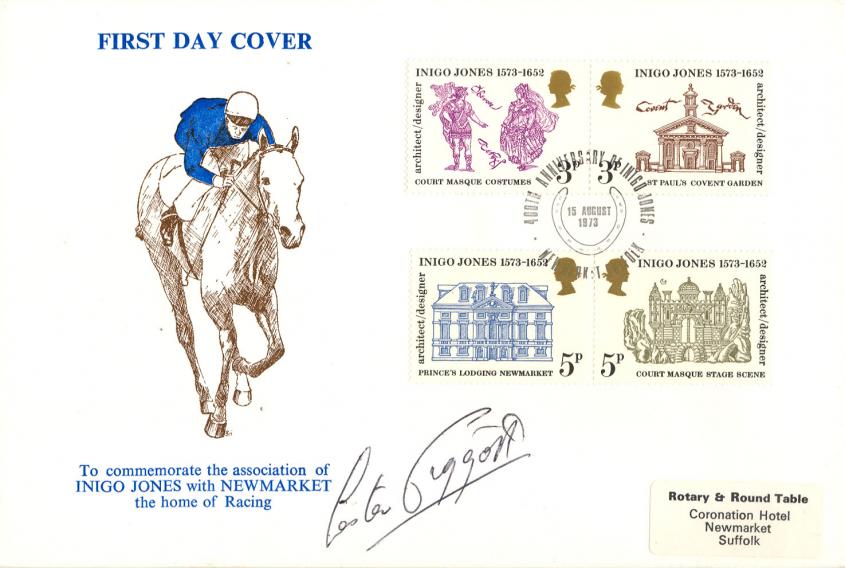 1973 (08) Inigo Jones - Rotary Official - Signed by Lester Piggott