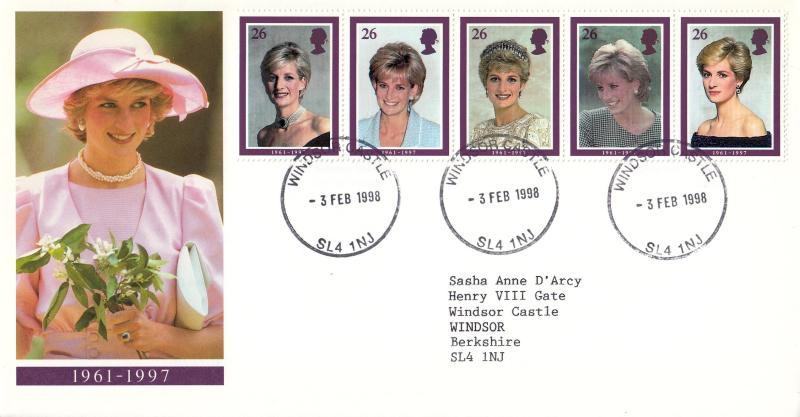 1998 (02) Diana - RM - Windsor Castle CDS