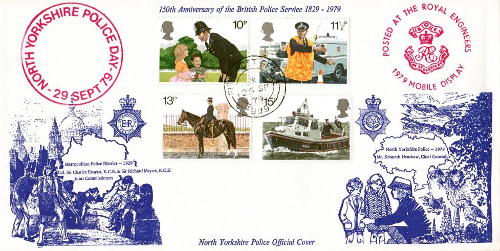 1979 (09) Police - North Yorkshire Police Cover - Field Post Office 999 CDS