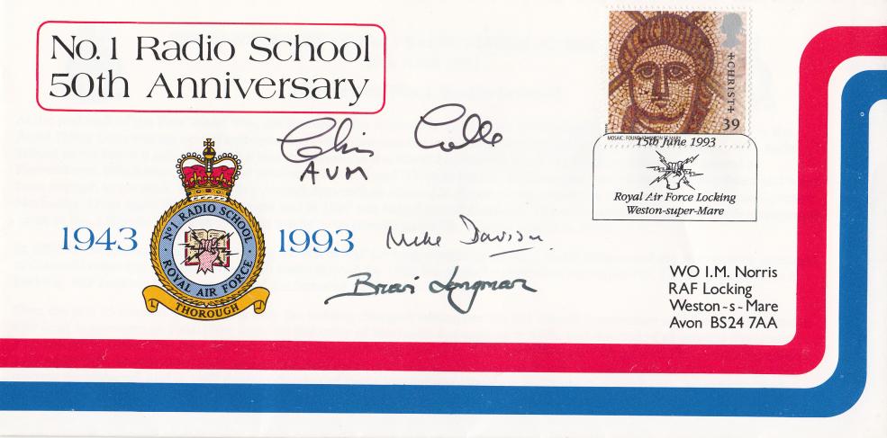 1993 (06) Roman Britain - RAF Locking Official - Triple Signed