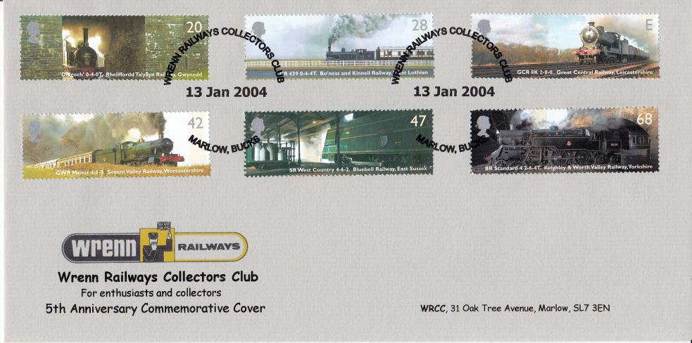 2004 (01) Classic Locomotives (Stamps) - Wrenn Railways Official