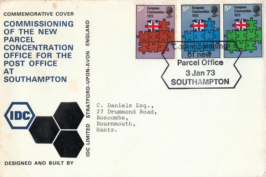 1973 (01) EEC - IDC New Parcel Office, Southampton Official