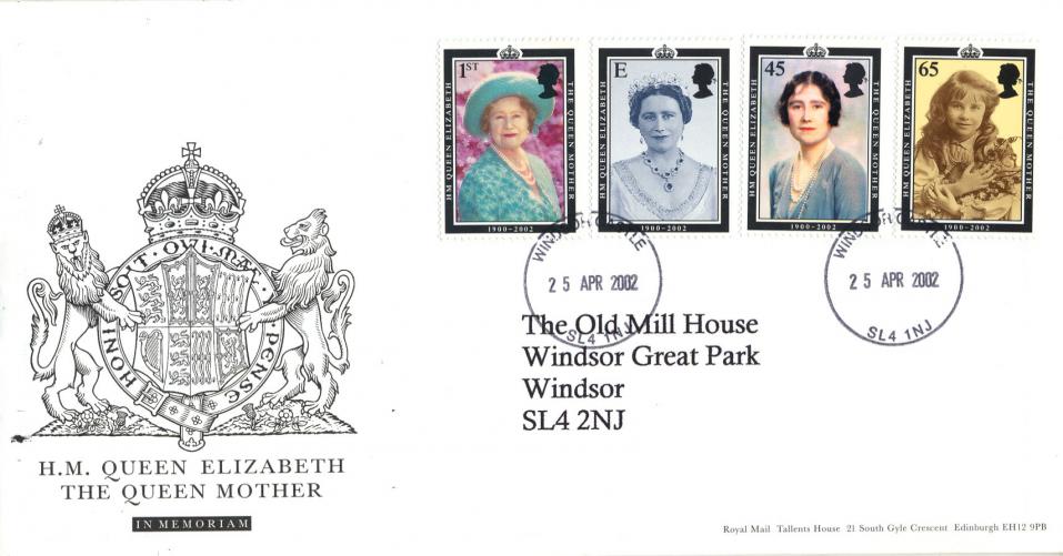 2002 (04) Queen Mother Memorial - RM - Windsor Castle CDS (Standard Version)