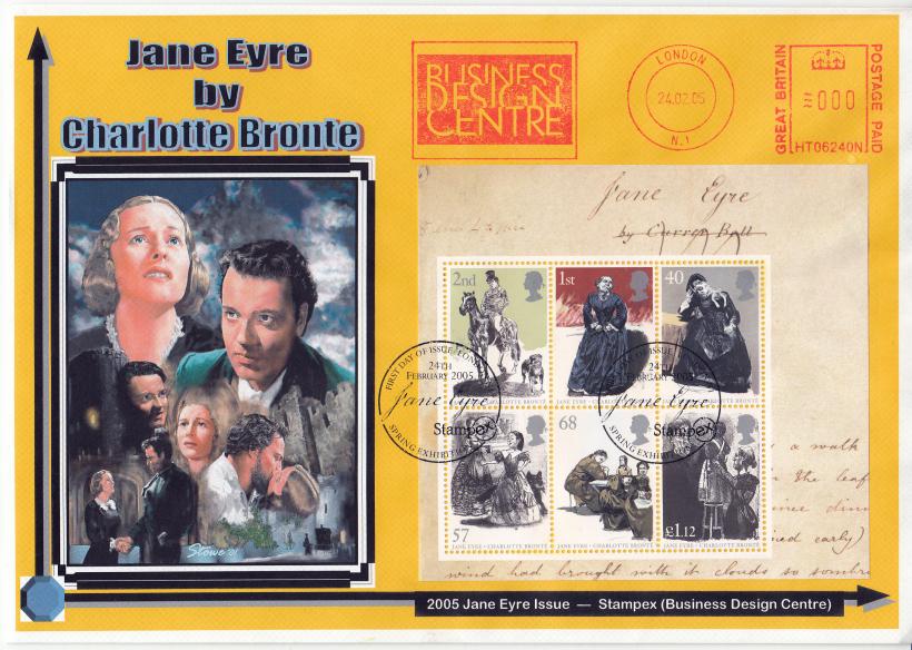 2005 (02) Jane Eyre M/S - Privately Produced (Charlotte Bronte) Cover With the Business Design Centre Meter Mark