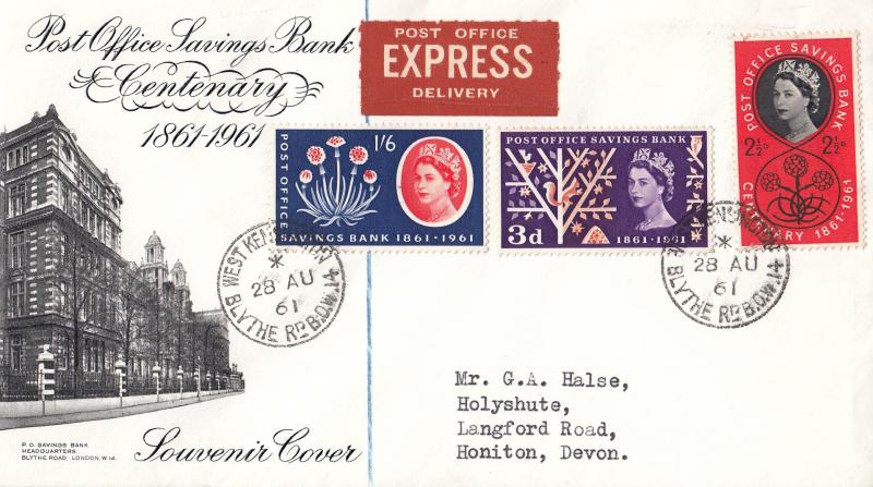 1961 (08) Post Office Savings Bank - Blythe Road CDS