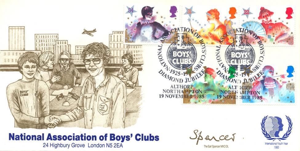 1985 (11) Christmas - NABC (National Association of Boy's Clubs) Official