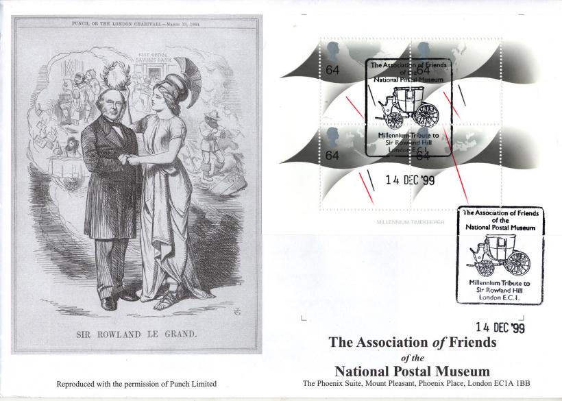 1999 (12) Timekeepers M/S - National Postal Museum Official