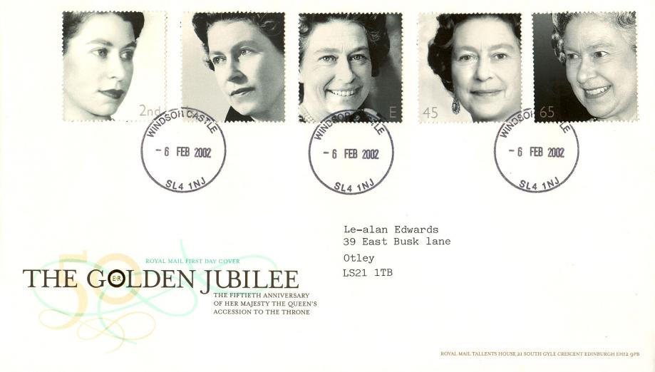 2002 (02) Golden Jubilee - RM - Windsor Castle CDS