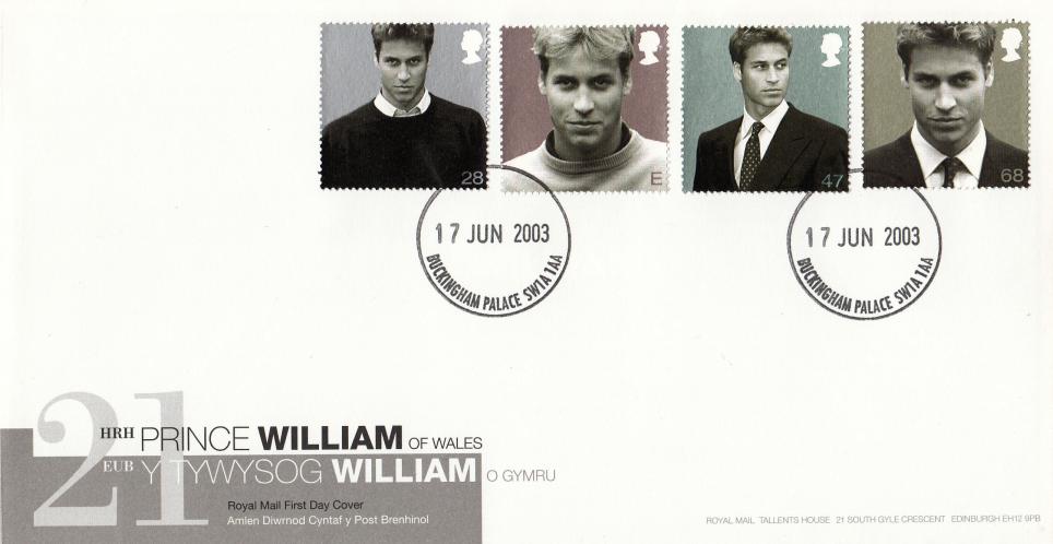 2003 (06) Prince William - RM - Buckingham Palace CDS