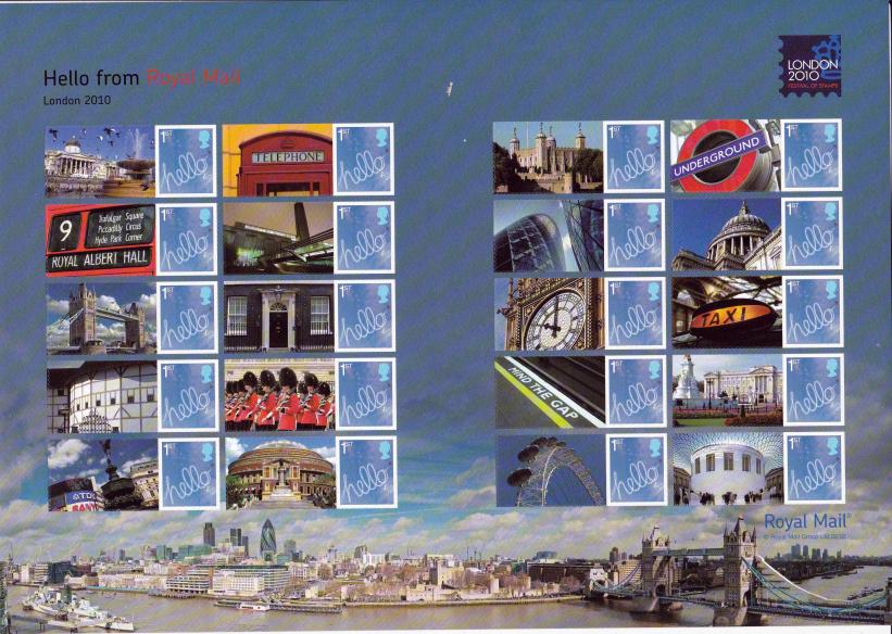 GS-074 - London 2010 Festival of Stamps - Expo Sheet