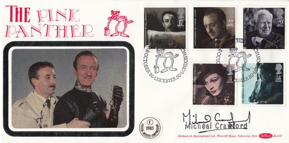 1985 (10) Films - Benham 'Pink Panther' Official - Signed by Michael Crawford