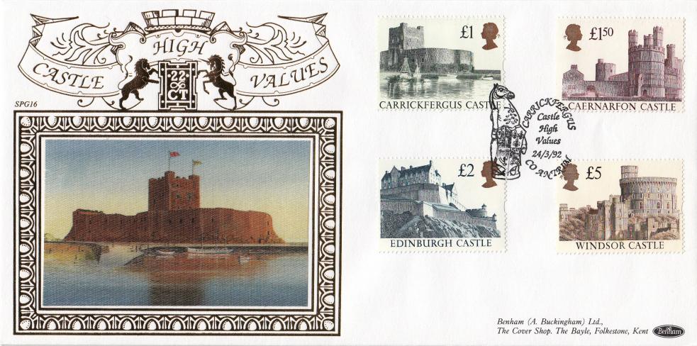 1992 (03) Castle High's - Benham SPG Official Set Of Four
