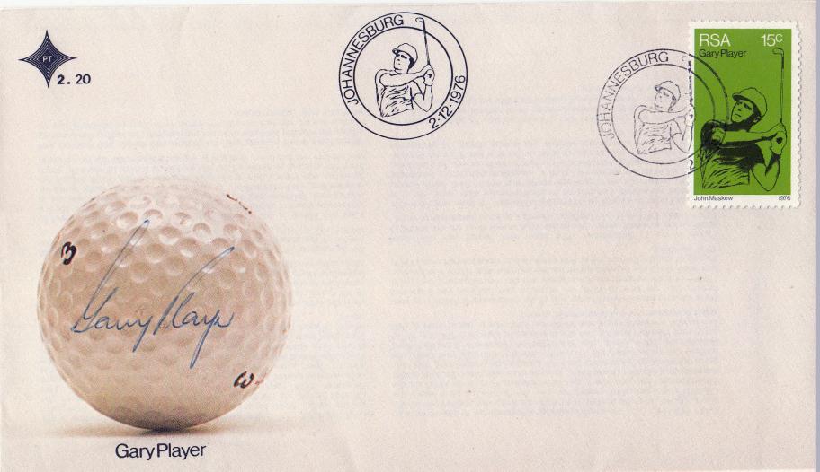 1976 (12) South African 'Gary Player Golf' Cover - Signed by Gary Player Himself!