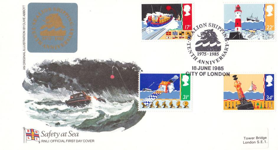 1985 (06) Safety At Sea - Sealion Shipping Official