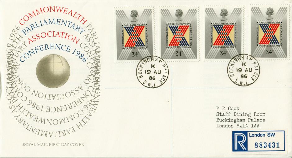 1986 (08) Parliamentary Conference - Buckingham Palace CDS