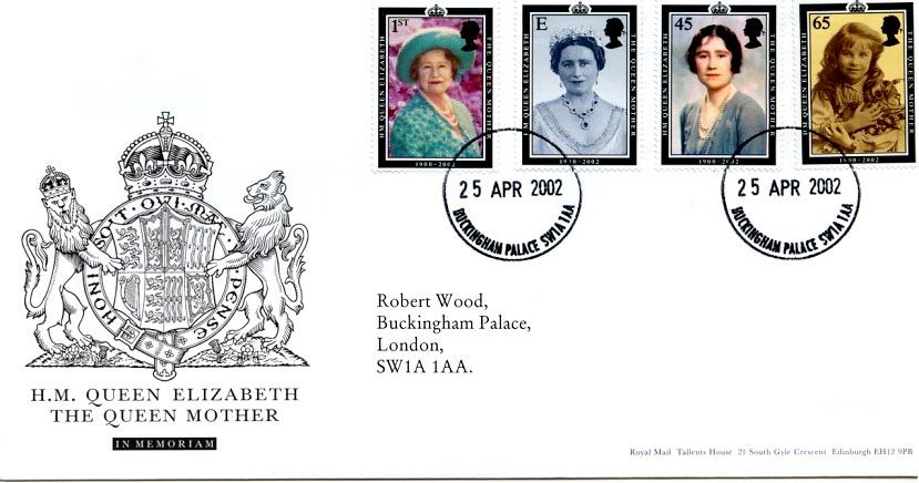2002 (04) Queen Mother Memorial - RM - Buckingham Palace CDS