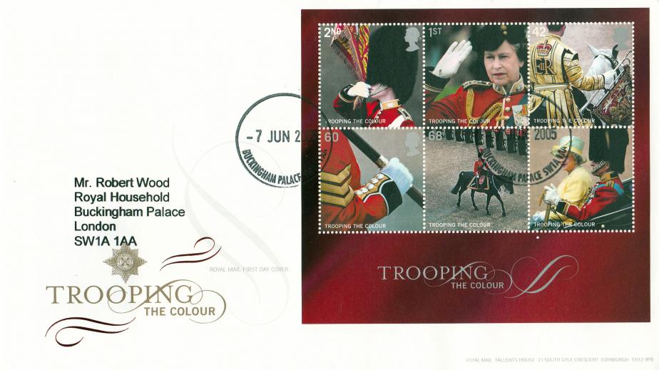 2005 (06) Trooping The Colour (M/S) - RM - Buckingham Palace CDS