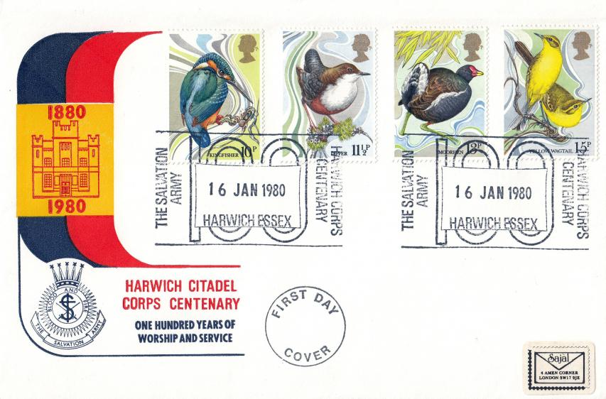 1980 (01) Birds - Historic Relics Salvation Army, Harwich Official