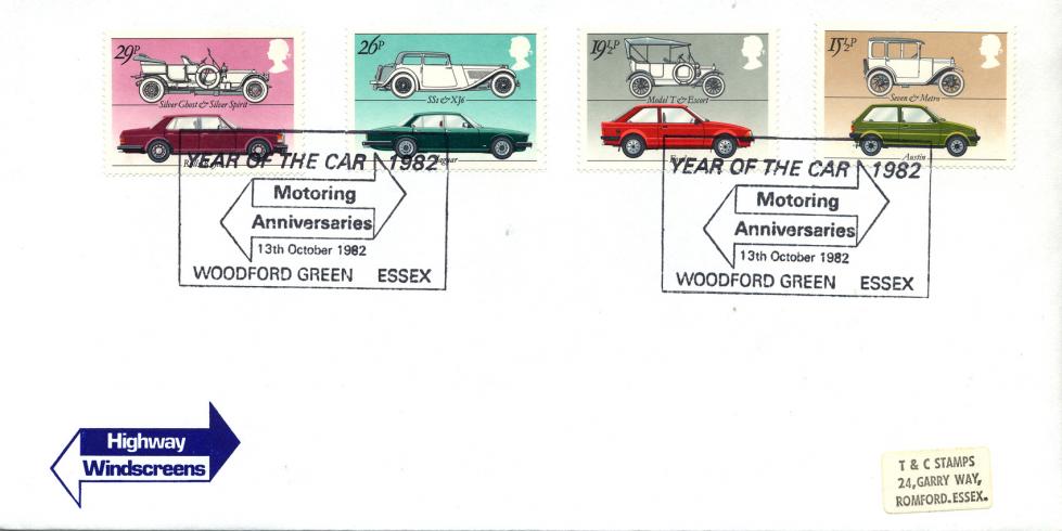 1982 (10) British Motor Cars - Havering Highway Windscreen Promotional Cover