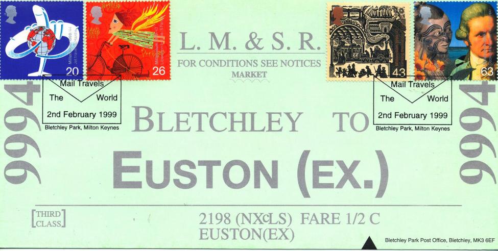 1999 (02) Travellers - Bletchley Park 'Ticket' Official