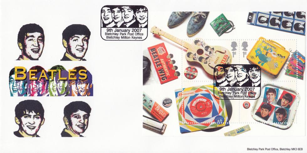 2007 (01) The Beatles (M/S) - Bletchley Park Official