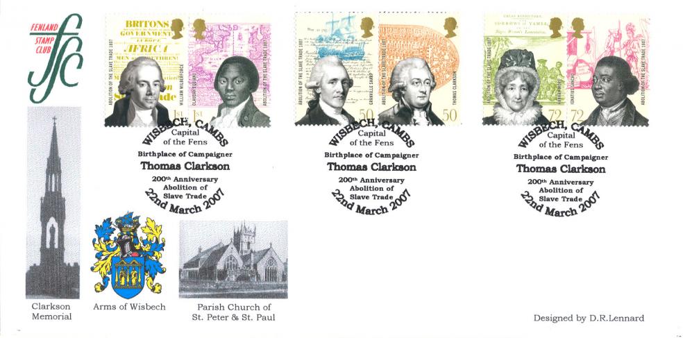 2007 (03) Slave Trade - Fenland Stamp Club Official