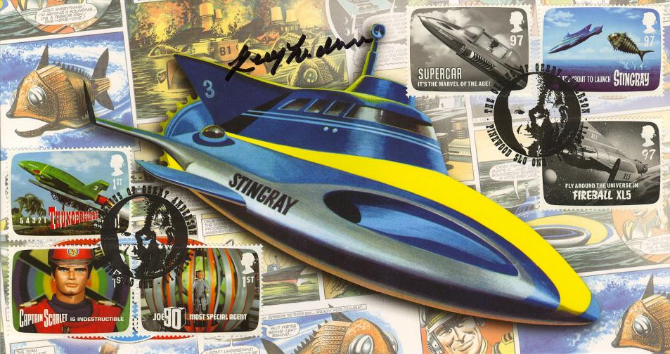 2011 (01) Gerry Anderson - Steven Scott (Gerry Portrait) Stingray FULL SET Official - Signed by Gerry Anderson Himself!