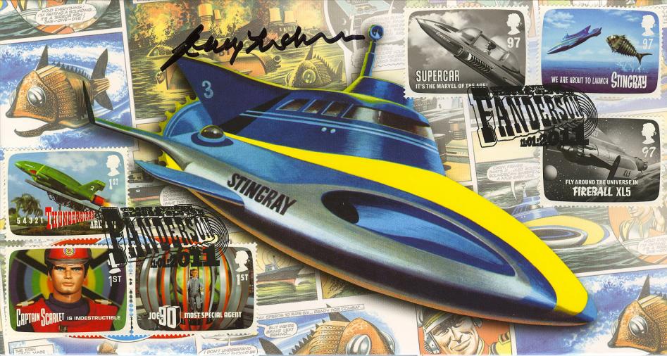 2011 (01) Gerry Anderson - Steven Scott (Fanderson Magazine) Stingray FULL SET Official - Signed by Gerry Anderson Himself!