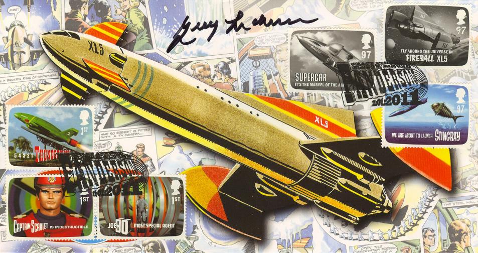 2011 (01) Gerry Anderson - Steven Scott (Fanderson Magazine) Fireball XL5 FULL SET Official - Signed by Gerry Anderson Himself!