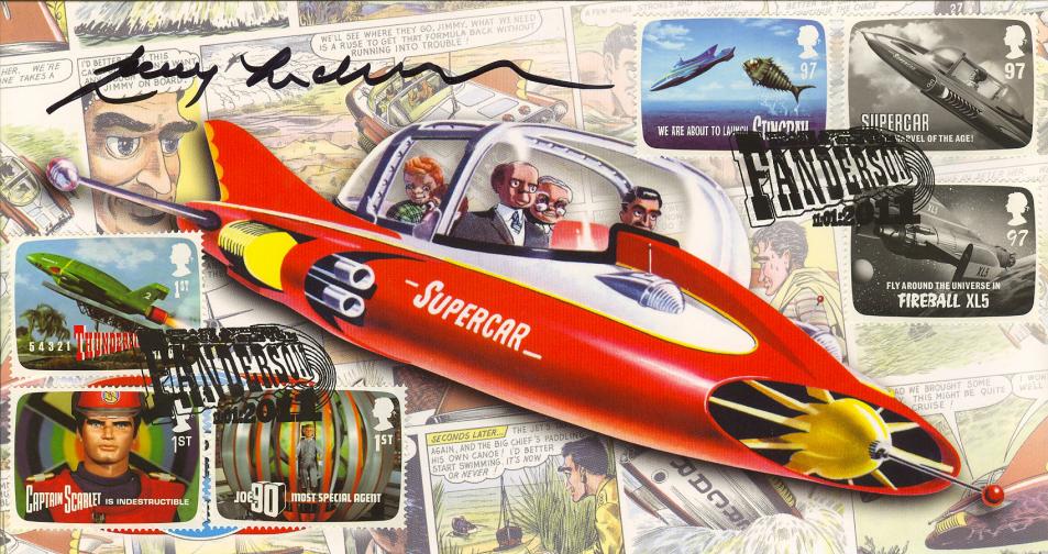 2011 (01) Gerry Anderson - Steven Scott (Fanderson Magazine) Supercar FULL SET Official - Signed by Gerry Anderson Himself!