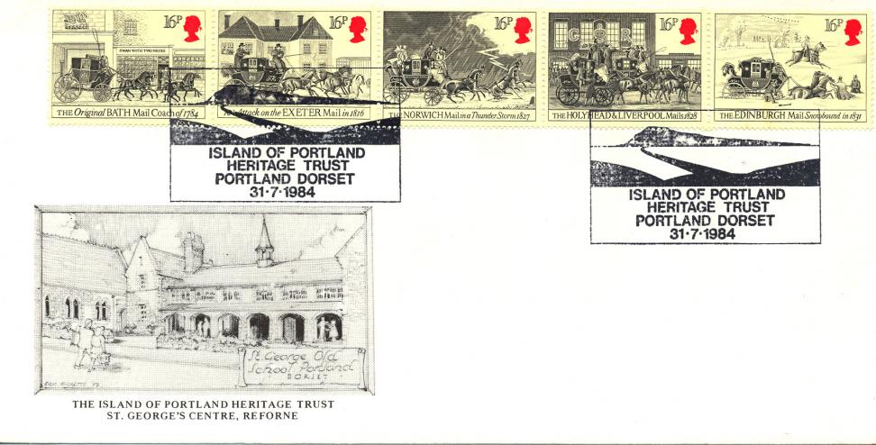 1984 (07) Royal Mail - Portland Heritage Trust Official