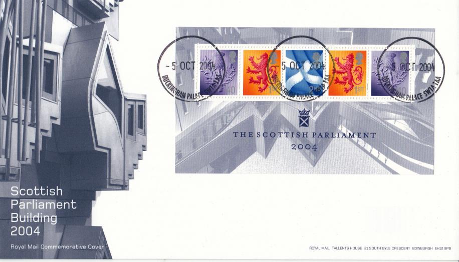 2004 (10) Scottish Parliament - RM - Buckingham Palace CDS