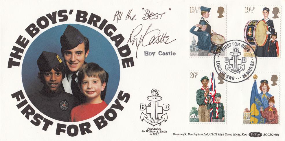 1982 (03) Youth - Benham BLCS (2) 10a Boys' Brigade Official - Signed Roy Castle