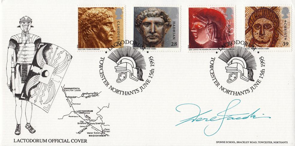 1993 (06) Roman Britain - Sponne School Official - Signed Derek Jacobi