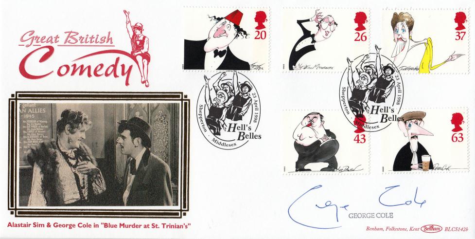 1998 (04) Comedians - Benham BLCS Hell's Belles Official - Signed by the late George Cole
