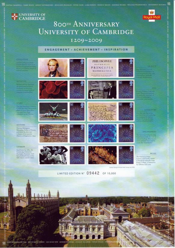 CSS-006 - 800th Anniversary of the University of Cambridge