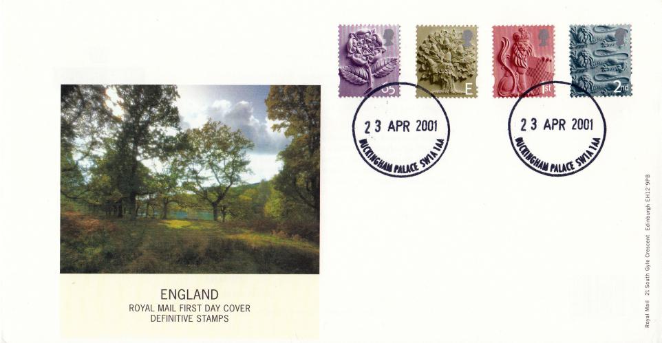 2001 (04) English Pictorial Regionals - RM - Buckingham Palace CDS